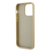 Guess Ümbris GUHCP15XHDGTPD Rhinestones Triangle Metal Logo iPhone 15 Pro Max (kuldne)