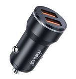 Autolaadija Mletubl MTB-CC07 2xUSB-A 2.4A (must)