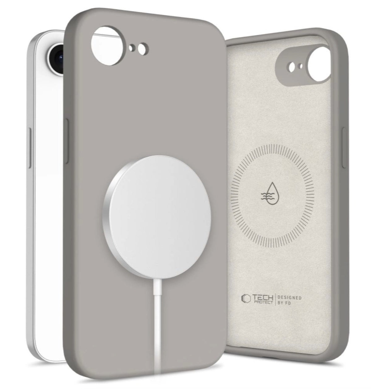 Silikoon Tech-Protect MagSafe iPhone 16e (hall)