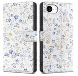 Ümbris Tech-Protect Wallet iPhone 16e (valge/lilled)