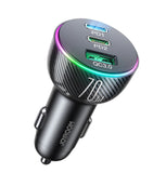 Autolaadija Joyroom JR-CCN02 / 2xType-C 70W (must)