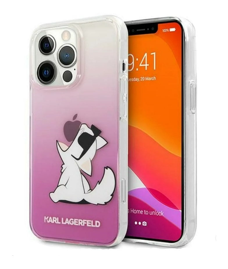 Karl Lagerfeld Ümbris KLHCP14LCFNRCPI Iphone 14 Pro (roosa)