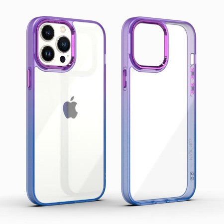Silikoon Rainbow Case Iphone 14 (lilla-sinine)