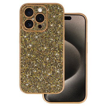 Silikoon Flash Case Crystal Iphone 15 Pro (kuldne)