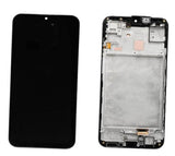 Varuosa Samsung A15 4G A155/ A15 5G A156 ekraan raamiga must (analoog)