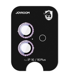 Kaitseklaas Joyroom JR-MFY0275 Rhinestones tagakaamerale iPhone 16/ 16 Plus (roosa)