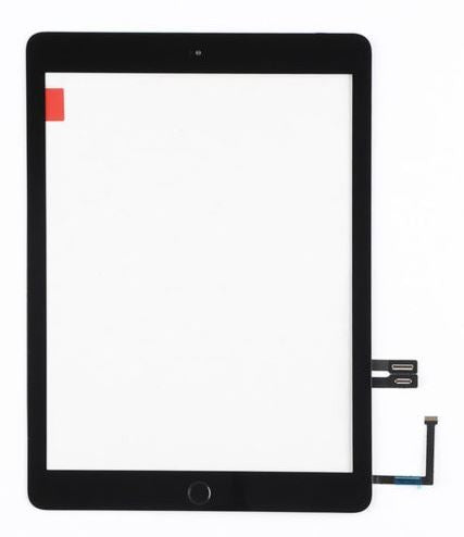 Varuosa iPad 9.7 2018 (6th. Gen) puutepaneel must Home nuppuga (analoog)