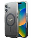 Guess Ümbris GUHMP16SHGRCELK MagSafe Glitter iPhone 16 (must)