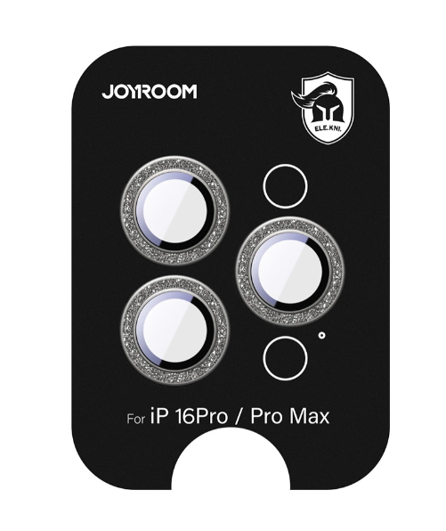 Kaitseklaas Joyroom JR-MSF0305 Glitter tagakaamerale iPhone 16 Pro/ 16 Pro Max (hõbe)