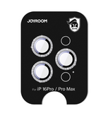 Kaitseklaas Joyroom JR-MSJ0309 Rhinestones tagakaamerale iPhone 15 Pro / 15 Pro Max / 16 Pro / 16 Pro Max / 17 Pro / 17 Pro Max (hõbe)