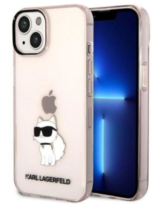 Karl Lagerfeld Ümbris KLHCP14SHNCHTCP iPhone 14 (roosa)