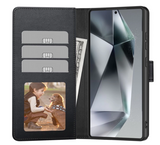 Ümbris kaanega Tech-Protect Wallet Samsung S25 FE (must)