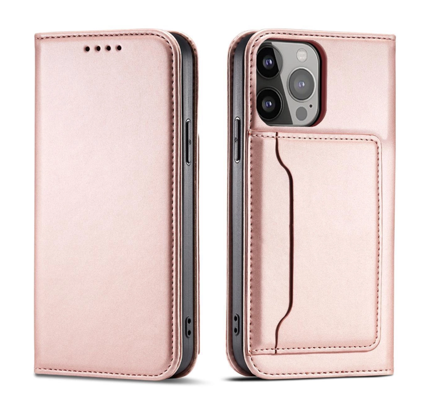 Ümbris kaanega Pouch Card Wallet Samsung S23 Ultra (roosa)