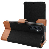 Ümbris kaanega JEANS Samsung A20e (must)