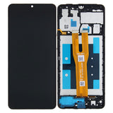 Varuosa Samsung A06 / A065F ekraan raamiga must (service pack)