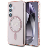 Guess MagSafe Ümbris GUHMS25SHFGEREP Samsung S25 (roosa)