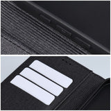 Ümbris kaanega GOMMA Book Samsung A26 (must/hall)