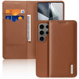 Ümbris kaanega Dux Ducis Hivo Genuine Leather Samsung S25 Ultra (pruun)