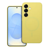 Ūmbris Liquid Silicone MagSafe iPhone 16 Plus (kollane)