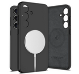 Ümbris Tech-Protect Liquid Silicone MagSafe Samsung S25 (must)
