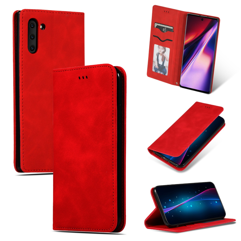 Ümbris kaanega Business Style Samsung A54 / A54 5G (punane)