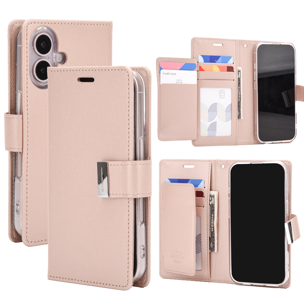 Ümbris kaanega Rich Samsung A52/ A52s (roosa kuld)