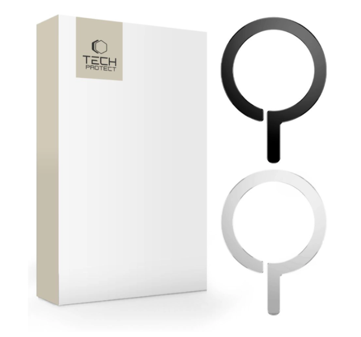 Tech-Protect MagSafe Universaalne Kleeps (2 tk / must ja hõbe)