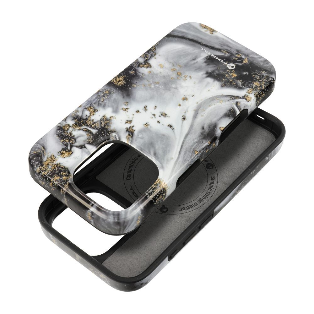 Ümbris F-Protect Mirage Magsafe iPhone 15 Pro (hõbe udu)