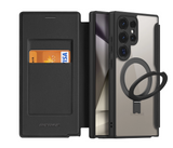 Ümbris kaanega Dux Ducis Skin X Pro Ring Samsung S24 Ultra (must)