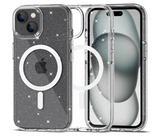Ümbris Tech-Protect FlexAir Hybrid MagSafe iPhone 15 (läbipaistev / sädelev)