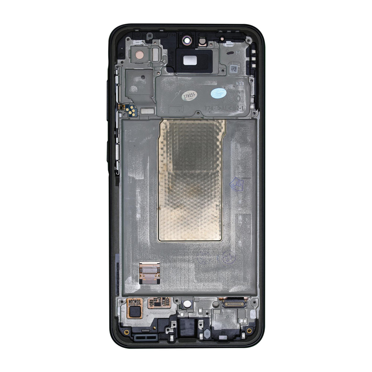 Varuosa Samsung Galaxy A36 5G / A366 ekraan raamiga Black (service pack)