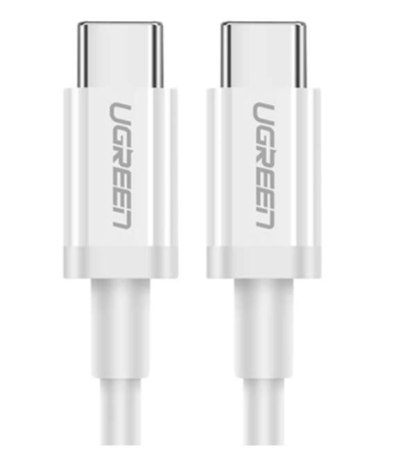 Ugreen Juhe US264 Type C- Type C 0.5m (valge)