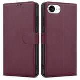 Ümbris kaanega Fancy Wallet Xiaomi Redmi 15 4G / Redmi 15 5G (viinamari)