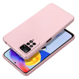 Silikoon Metallic Samsung A22 5G (roosa)