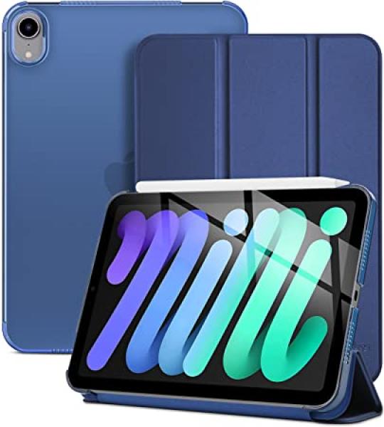 Kaitseümbris Smart Leather Ipad Mini 6 2021 (tumesinine)