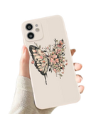Silikoon Butterfly Blossom iPhone 12 Pro (beež)