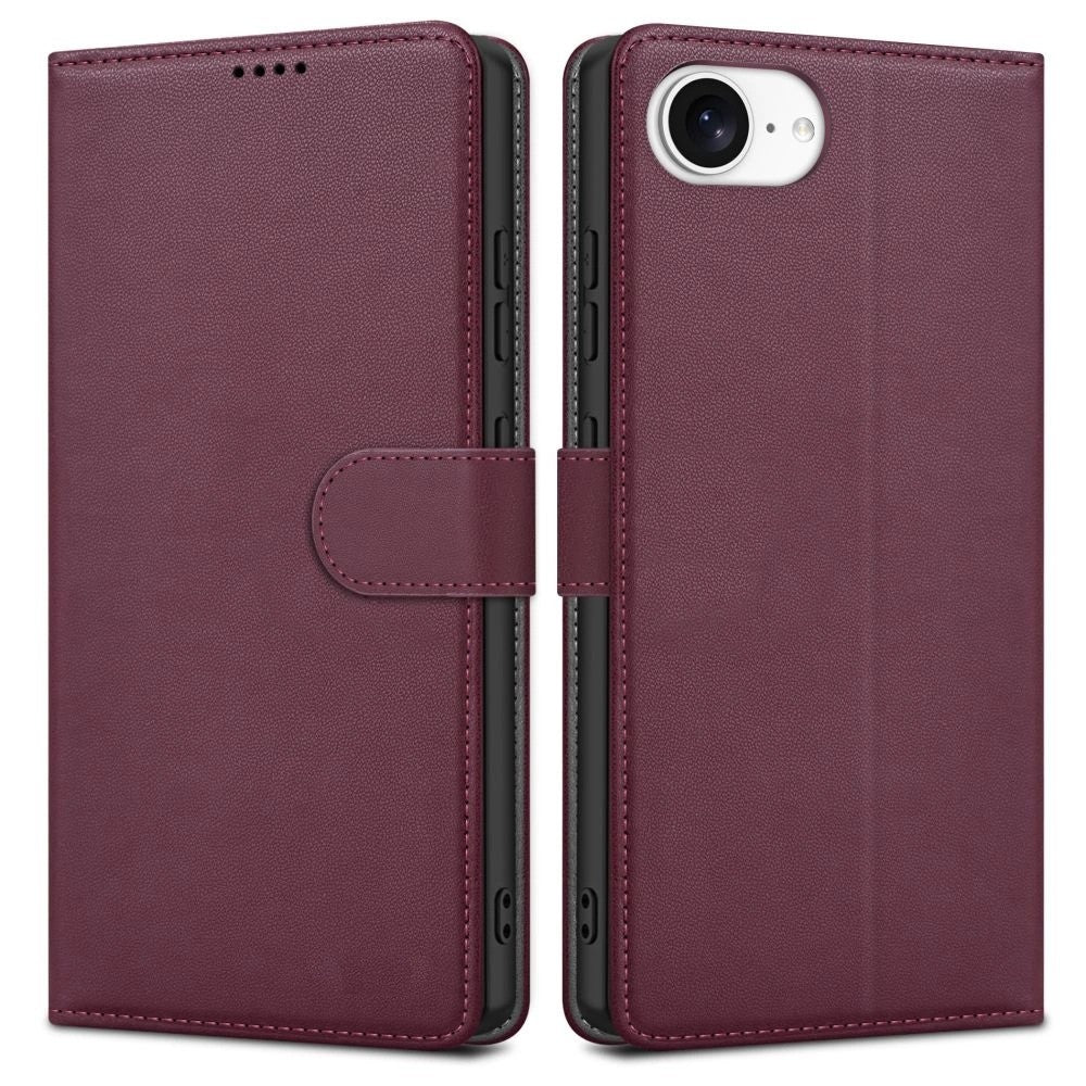 Ümbris kaanega Fancy Wallet Samsung A13 4G / 5G (viinamari)