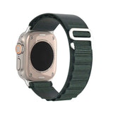 Kellarihm Dux Ducis GS nylon Apple Watch 41/ 40/ 38mm (roheline)
