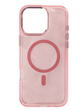 Ümbris Glitter MagSafe iPhone 16 Pro (roosa)