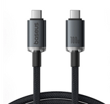 Juhe Baseus CB000089 Crystal Shine USB-C - USB-C 100W 20Gbps 1.5m (must)