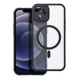 Ümbris FULL MATTE MagSafe Apple iPhone 13 Pro (läbipaistev / must)