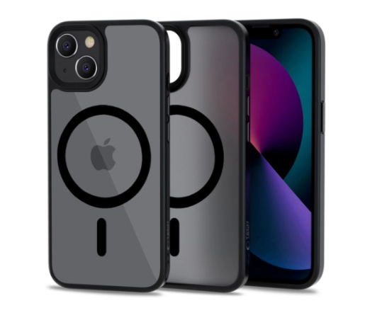 Ümbris Tech-Protect Magmat Magsafe iPhone 12 / 12 Pro (läbipaistev / must)