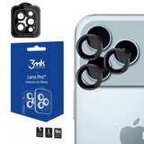 Kaitseklaas 3MK Lens Pro tagakaamerale iPhone 17 Pro / 17 Pro Max (must)