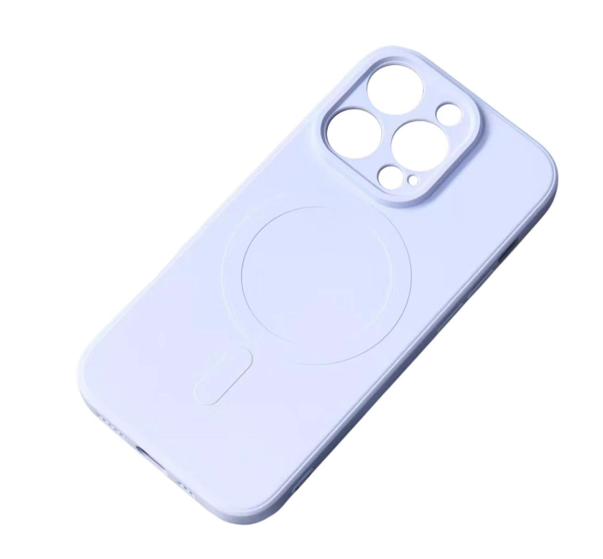 Ūmbris Silicone MagSafe iPhone 15 (helesinine)