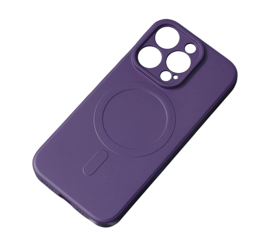 Ūmbris Silicone MagSafe iPhone 14 Pro Max (tumelilla)