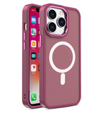 Ümbris Color Matte Magsafe iPhone 15 (viinamari)