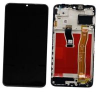 Varuosa ekraan Huawei Nova Y70 / Y70 Plus raamiga ja akuga (must) (service pack)
