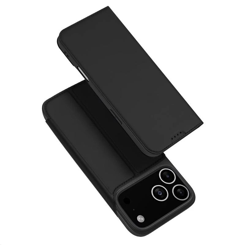 Ümbris kaanega Dux Ducis Skin Pro Apple iPhone 17 Pro (must)