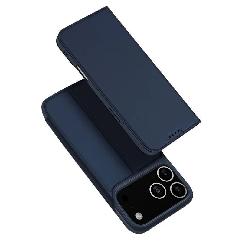 Ümbris kaanega Dux Ducis Skin Pro iPhone 17 Pro (tumesinine)