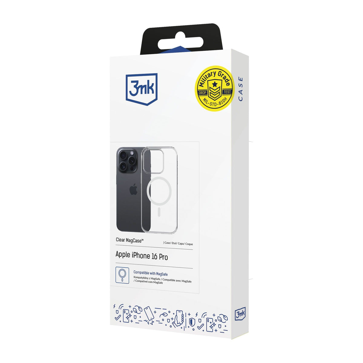 Silikoon 3MK Clear MagCase Apple iPhone 17 Pro Max (läbipaistev)